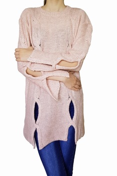 Pulover Dama Diana, Roz Pudra, One Size