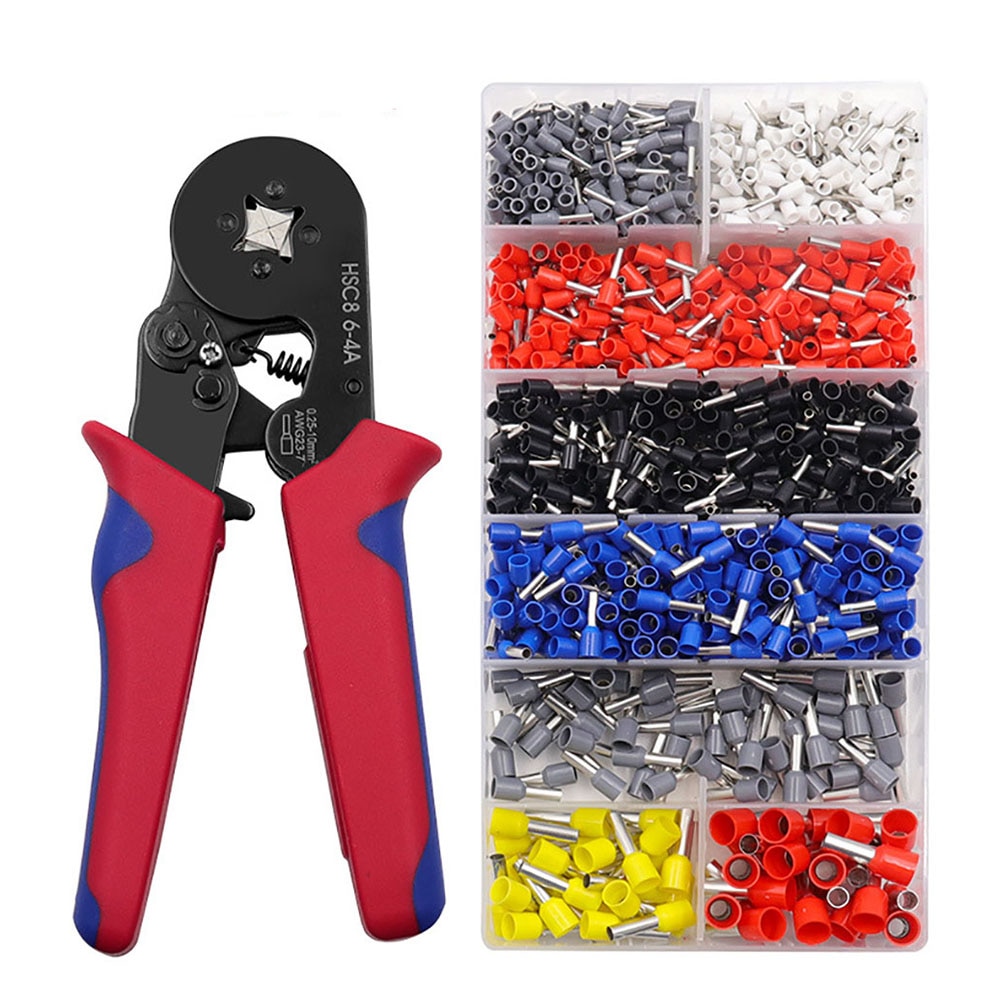 Set cleste/ 1200 bucati pini terminati Bomstom, 0.25-10mm², Multicolor