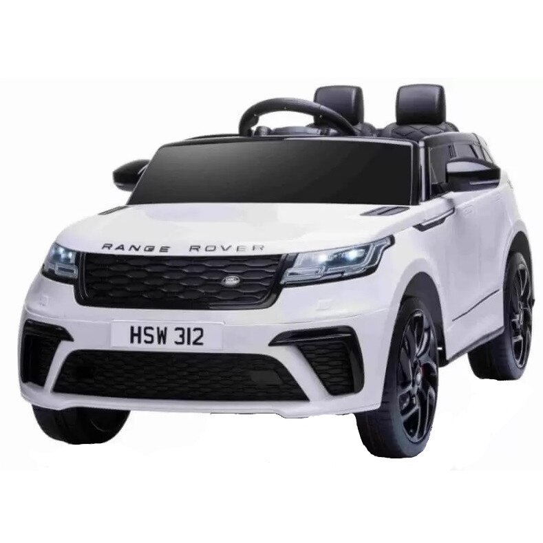 Masinuta electrica cu scaun de piele Range Rover Velar White