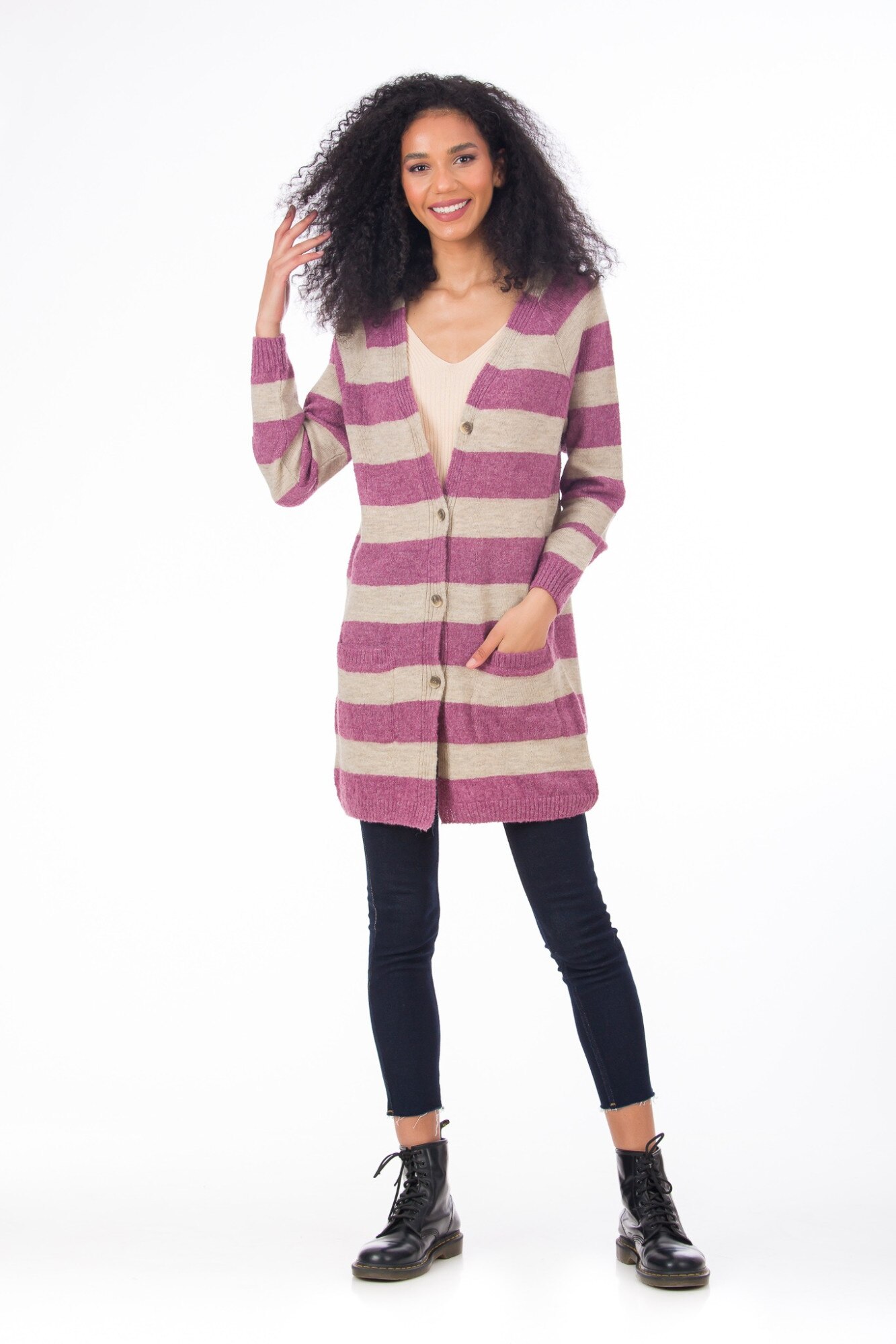 Cardigan Be You dungi merinos, Roz