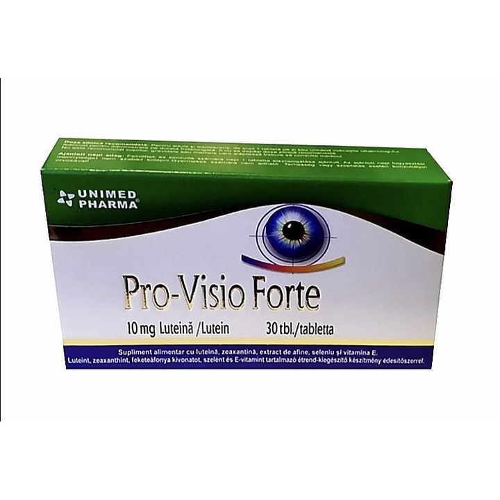 Suplimente alimentare, Pro Visio Forte 30 comprimate, Unimed Pharma