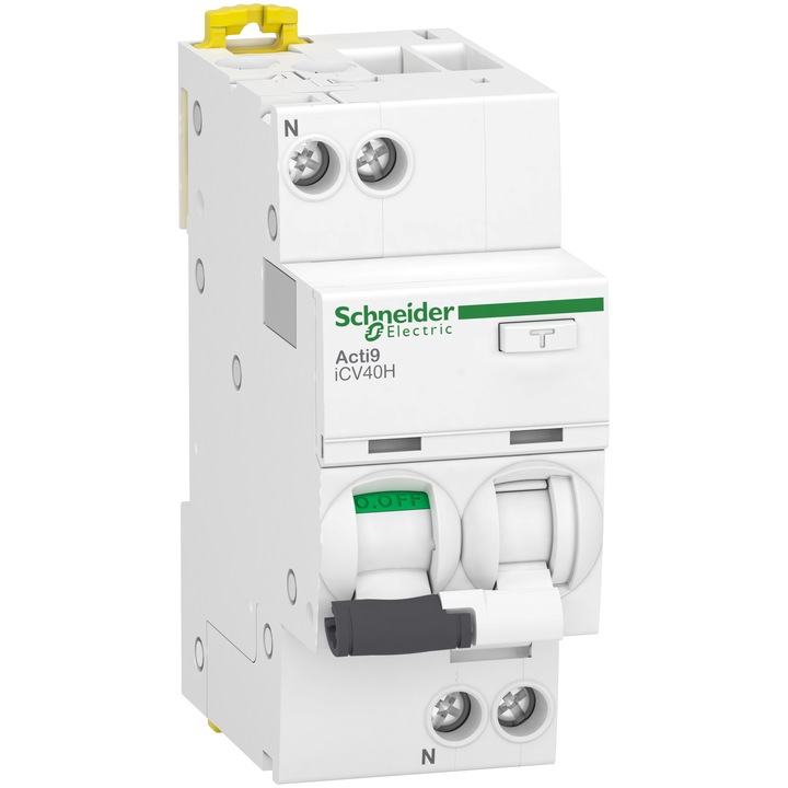 Intrerupator de curent rezidual modular- Acti9 iCV40H 1P + NB 10A 30MA A RCBO