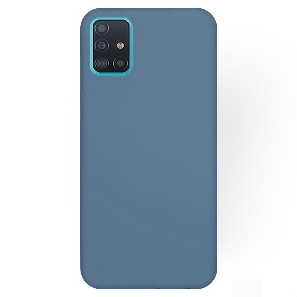 Husa pentru SAMSUNG Galaxy A12 - Silicon Cover (Albastru)