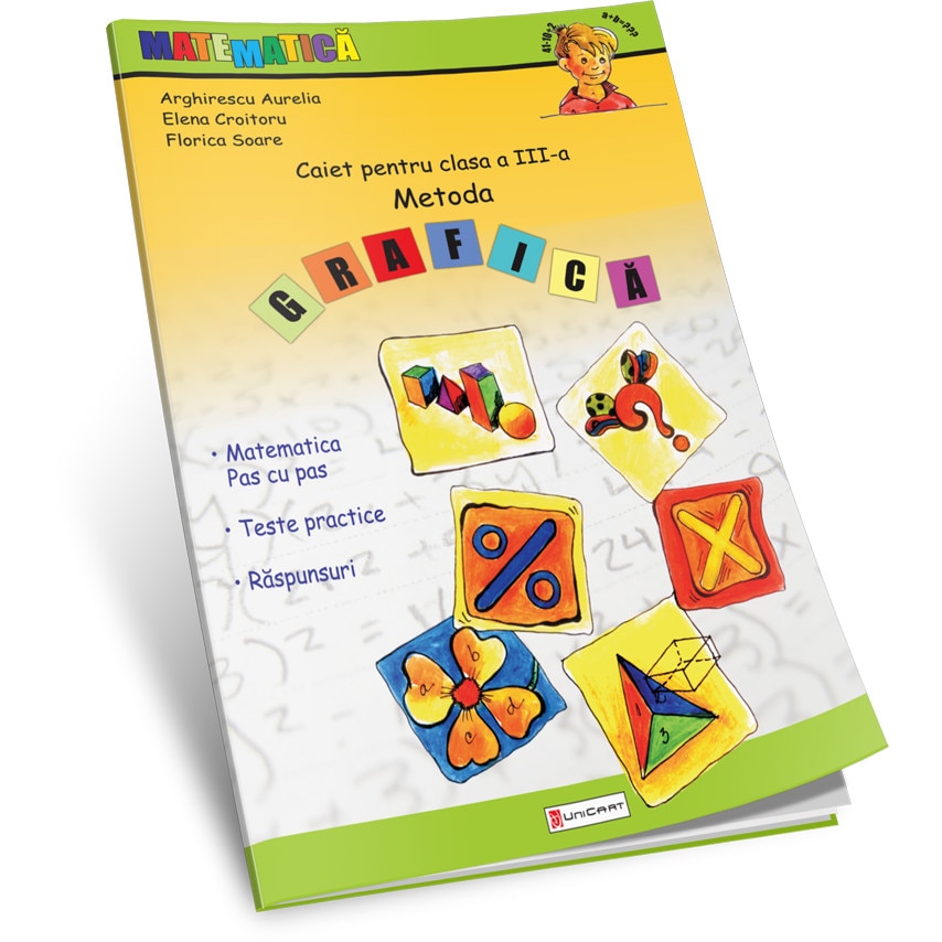 Caiet Matematica - Cls a III -a , Metoda grafica