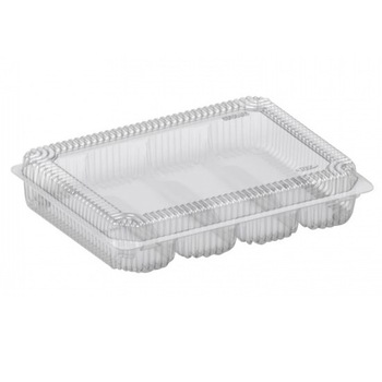 Set Caserole Pet 4 Eclere, 17x23x4.8 cm, 100 buc Set Caserole Pet 4 Eclere, 17x23x4.8 cm, 100 buc