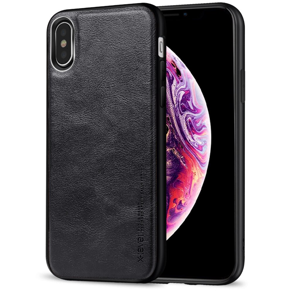 Husa telefon compatibila cu Iphone X , Iphone XS, Slim , Neagra