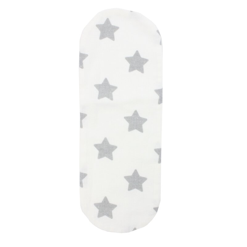 Protectie anti-regurgitare, alba cu stelute, 37x14cm