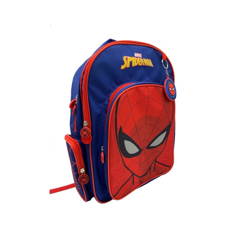 Ghiozdan pentru scoala Spiderman cu doua compartimente, 43 x 30 x 14 cm