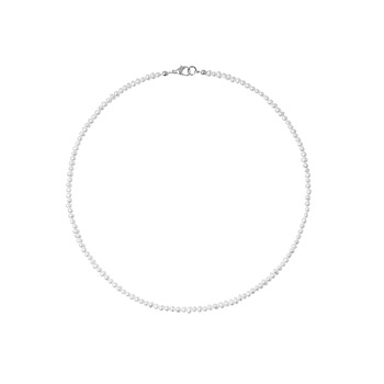 Colier la baza gatului din perle de naturale de cultura (apa dulce), 3mm Colier la baza gatului din perle de naturale de cultura (apa dulce), 3mm