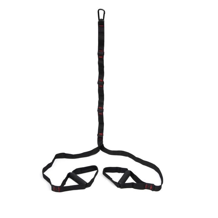 Sistem pentru exercitii, 4EVERFIT, TRX, Negru