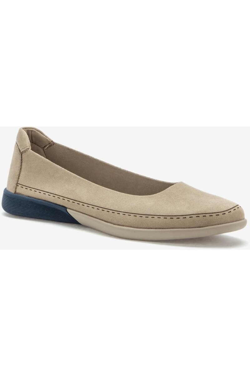 Pantofi dama Grunberg, Casual Flats, Piele ecologica, Bej