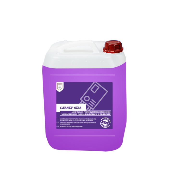 Алкален препарат за външно почистване на централни топлообменници с конденз, Cleanex Oxi A, 10кг, Chemstal