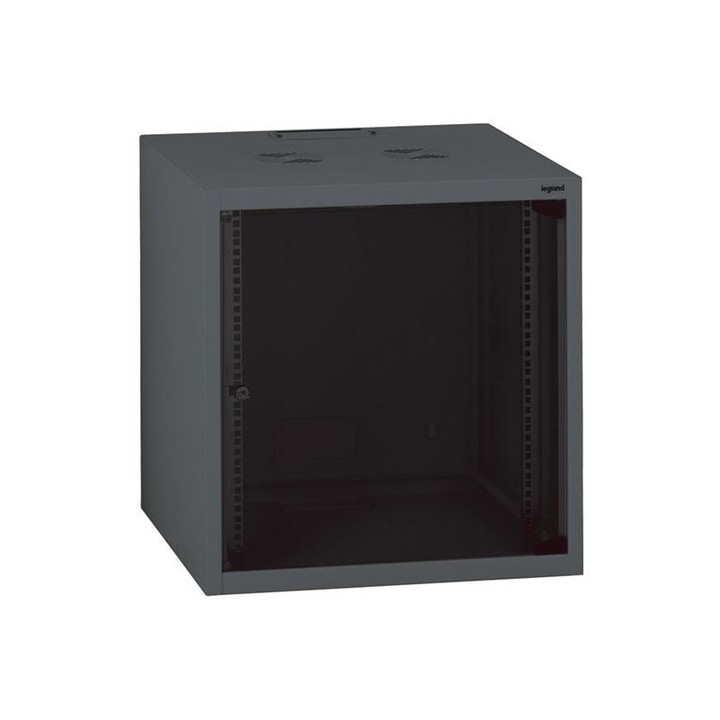 Legrand Linkeo 12U 19" fali Rack szekrény 600x600mm antracitszürke (646212) (646212)
