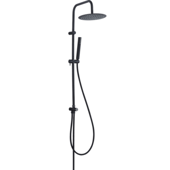 Coloana de dus cu baterie PRETTO PLP70OB, finisaj negru mat Coloana de dus cu baterie PRETTO PLP70OB, finisaj negru mat