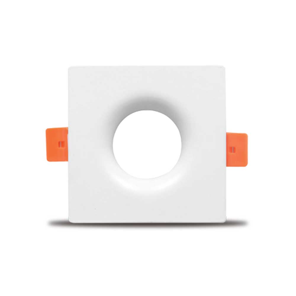 Carcasa Alb Patrat GU5.3 Tetra-D