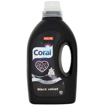 Detergent lichid Coral Black Velvet 26 spalari 1,25 l Detergent lichid Coral Black Velvet 26 spalari 1,25 l