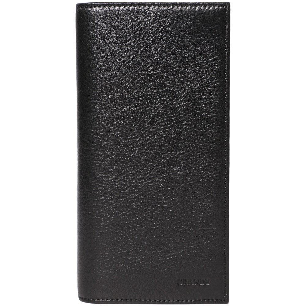 Portofel mare, unisex, din piele naturala 1764BK negru