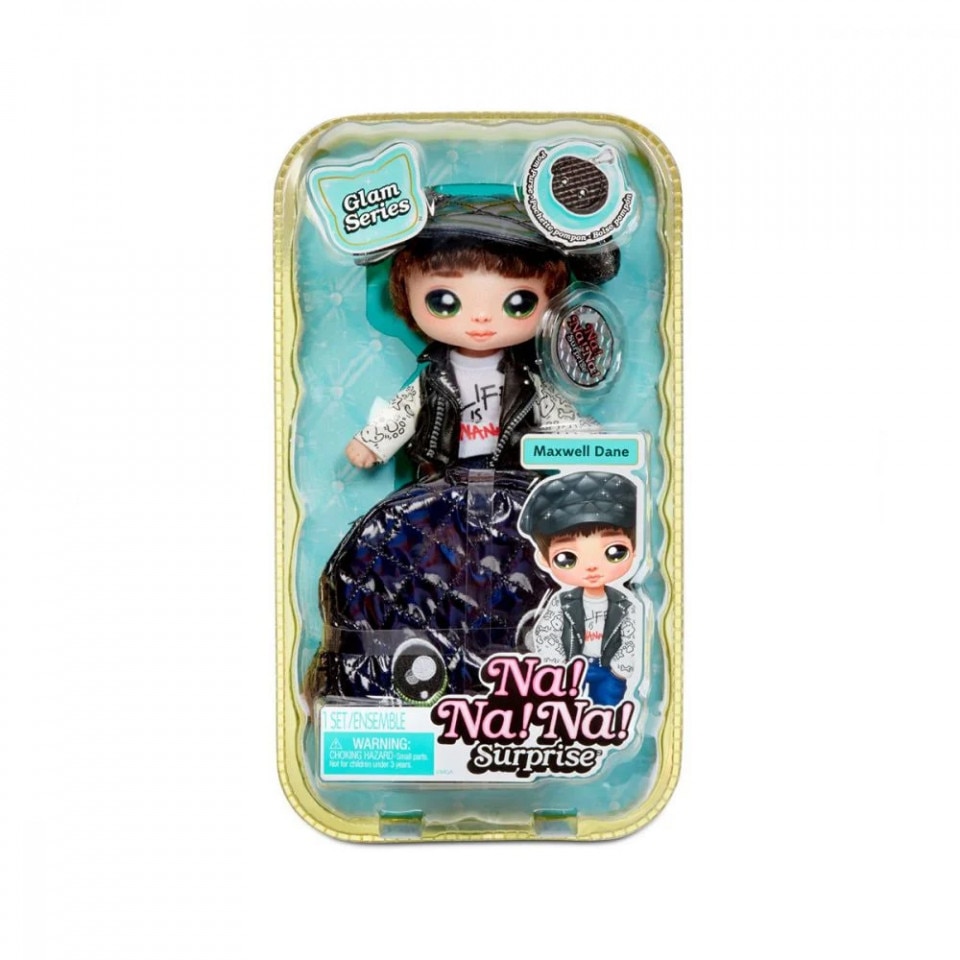Set Na Na Na Surprise 2 in 1, Glam S1 Papusa si gentuta, Maxwell Dane