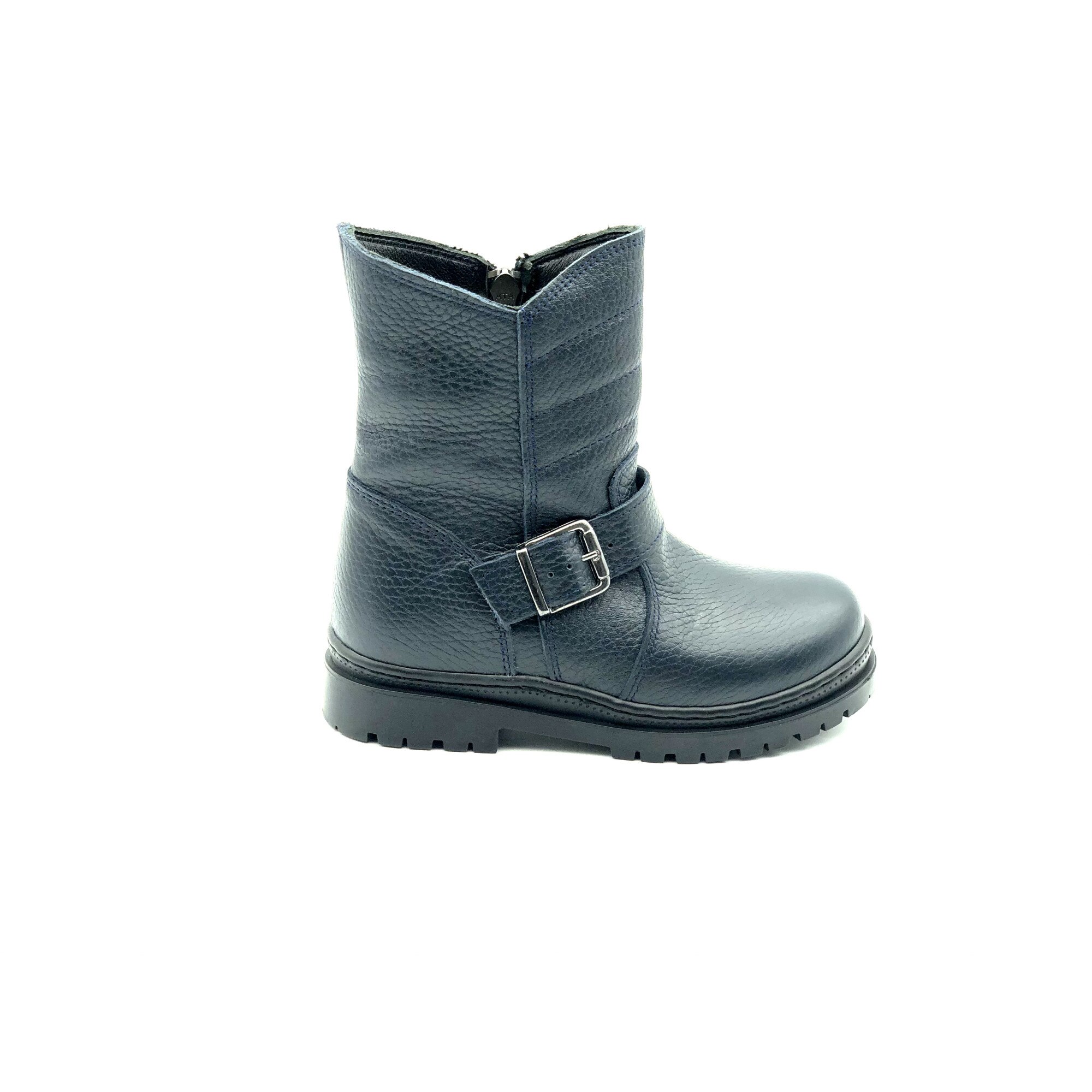 Cizme copii Sibel Bebe EVO699, ortopedice, piele naturala, Bleumarin, numarul