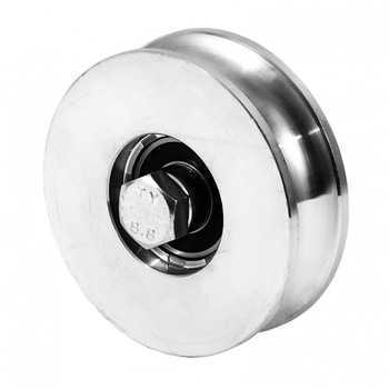 Rola simpla, profil R, pentru porti culisante, otel, 100 mm Rola simpla, profil R, pentru porti culisante, otel, 100 mm