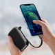 PowerBank Baseus Qpow, PPQD-H01, 20000 mAh, 1 x USB, 1 x USB-C, 1 x IP Negru, Cu cablu tip Lightning, Quick Charge, 20W, Cu afisaj digital, 7,4 x 12,3 x 3,2 cm