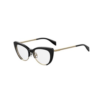 Rame ochelari Moschino, MOS521 - 807, Negru/ Auriu Rame ochelari Moschino, MOS521 - 807, Negru/ Auriu
