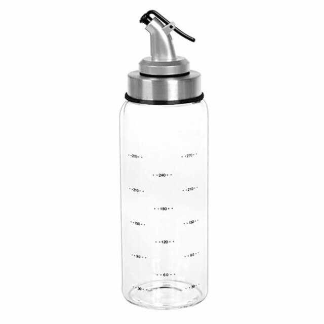 Recipient gradat Pufo Kitchen din sticla pentru ulei si otet, 300 ml