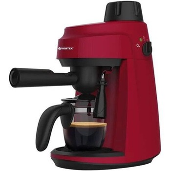 Espressor manual VORTEX VO4009RD, 0.24l, 800W, 3.5 bar, rosu-negru Espressor manual VORTEX VO4009RD, 0.24l, 800W, 3.5 bar, rosu-negru