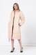 Missguided, Hosszú könnyű súlyú télikabát levehető derékkötővel, Krémszín, 12
