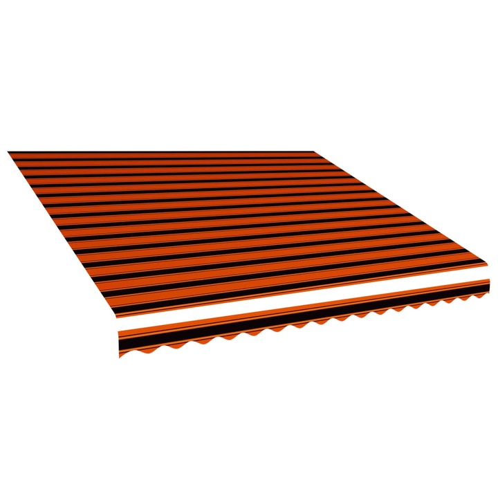 vidaXL narancssárga és barna napellenző ponyva 450 x 300 cm