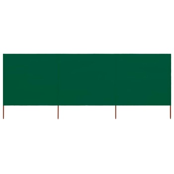 Paravan anti-vant cu 3 panouri, verde, 400 x 160 cm, textil Paravan anti-vant cu 3 panouri, verde, 400 x 160 cm, textil