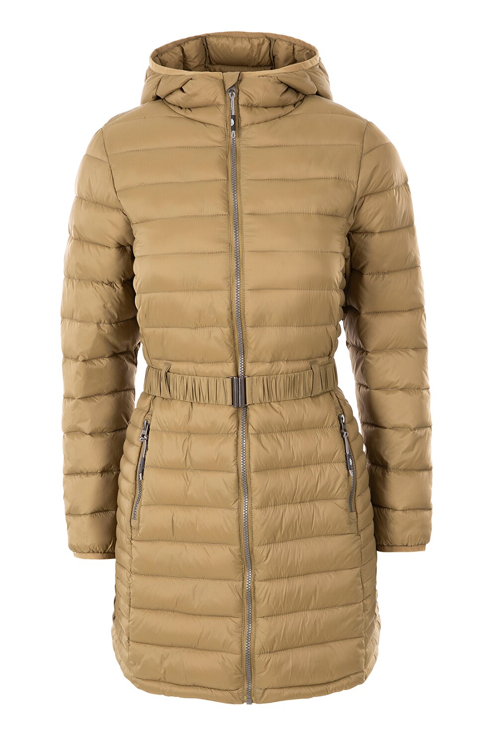 Trespass, Geaca lunga cu aspect matlasat Santuzza, Cafeniu