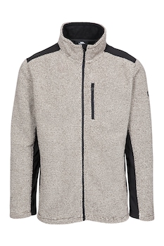 Trespass, Bluza sport tricotata, cu logo Faratino, Maro nisip Trespass, Bluza sport tricotata, cu logo Faratino, Maro nisip