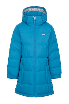 Trespass, Geaca lunga cu gluga detasabila Tiffy, Albastru Trespass, Geaca lunga cu gluga detasabila Tiffy, Albastru