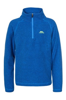 Trespass, Bluza sport cu fermoar scurt si maneci raglan, Albastru royal Trespass, Bluza sport cu fermoar scurt si maneci raglan, Albastru royal