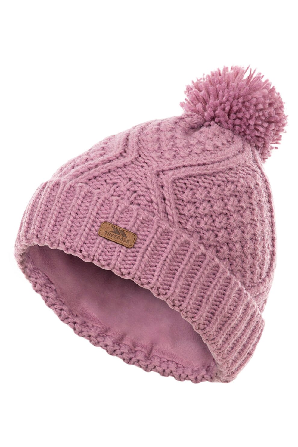 Trespass, Caciula cu captuseala de fleece Zyra, Roz