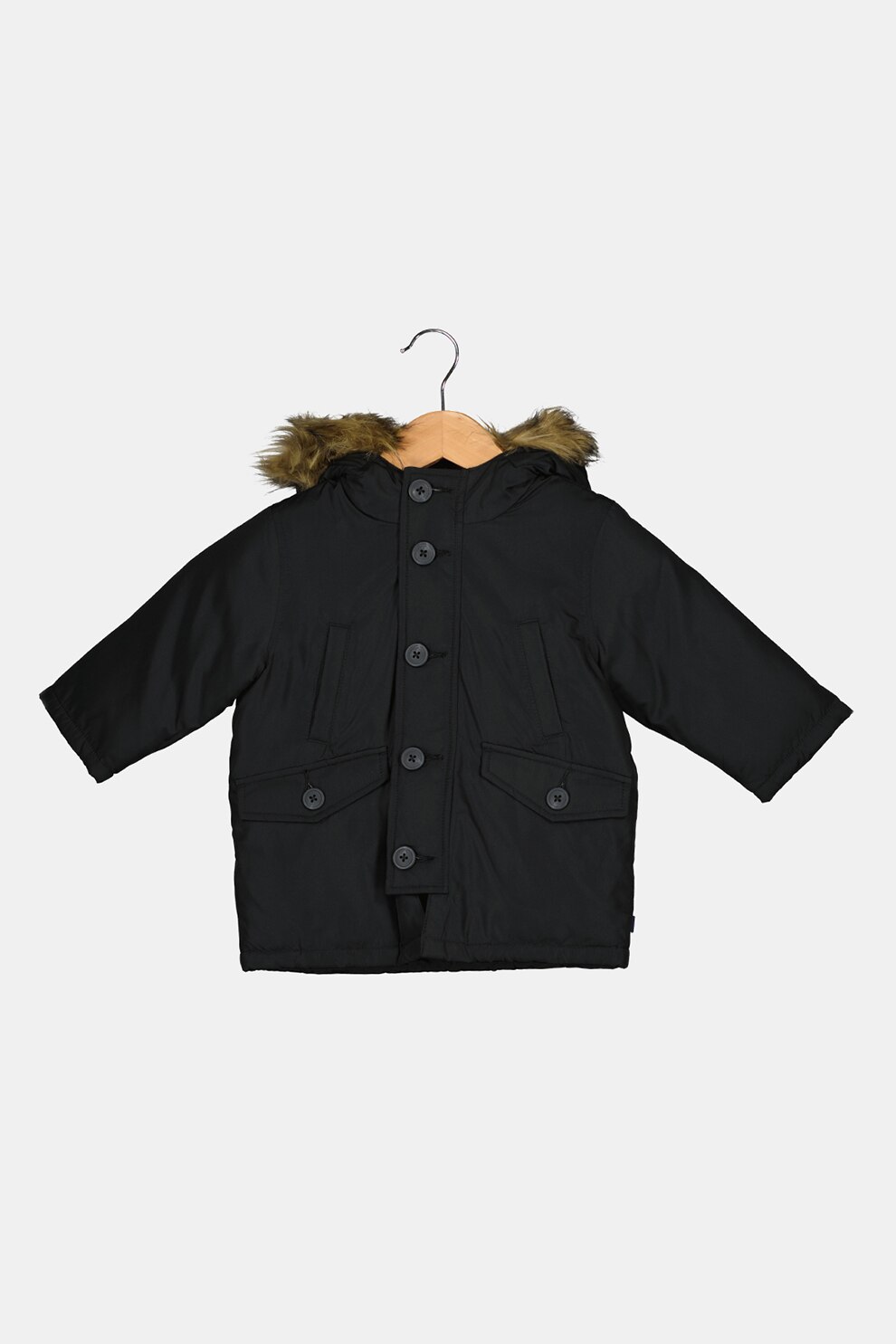 GAP, Geaca cu vatelina si gluga, Negru