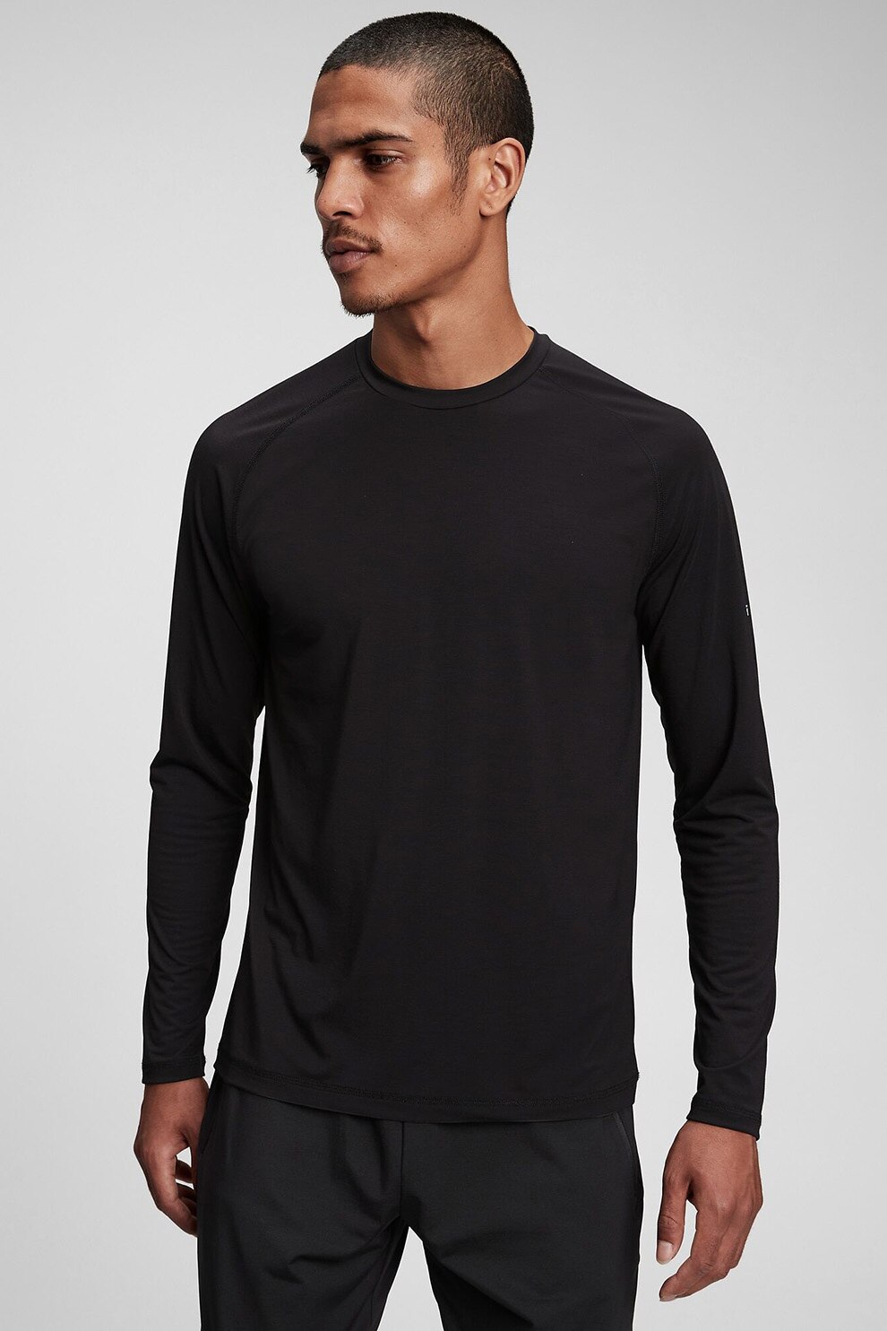 GAP, Bluza cu maneci raglan, Negru