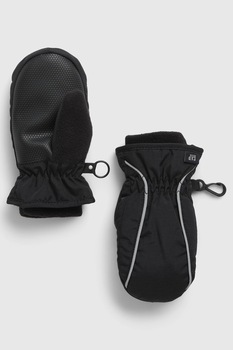 GAP, Manusi cu finisaj impermeabil, Negru/Alb GAP, Manusi cu finisaj impermeabil, Negru/Alb