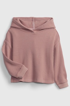 GAP, Hanorac cu aspect texturat, Roz prafuit GAP, Hanorac cu aspect texturat, Roz prafuit