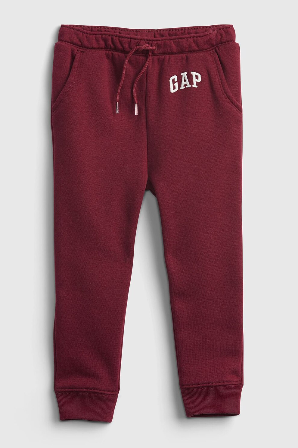 GAP, Pantaloni sport conici cu snur, Visiniu