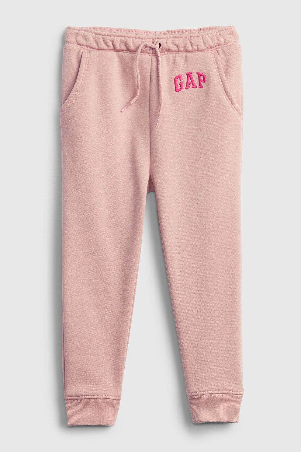 GAP, Pantaloni sport conici cu snur, Roz