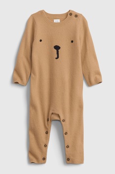 GAP, Salopeta tricotata cu maneci lungi, Maro camel GAP, Salopeta tricotata cu maneci lungi, Maro camel