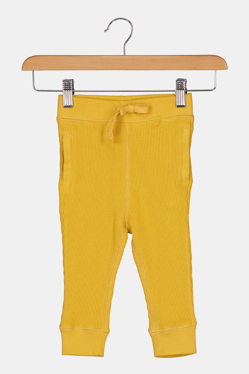 GAP, Pantaloni sport cu aspect texturat, Galben