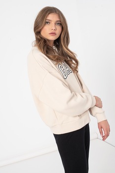 GAP, Bluza sport cu maneci cazute, Alb prafuit GAP, Bluza sport cu maneci cazute, Alb prafuit