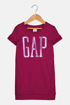 GAP, Rochie sport cu imprimeu logo, Violet tyrian GAP, Rochie sport cu imprimeu logo, Violet tyrian