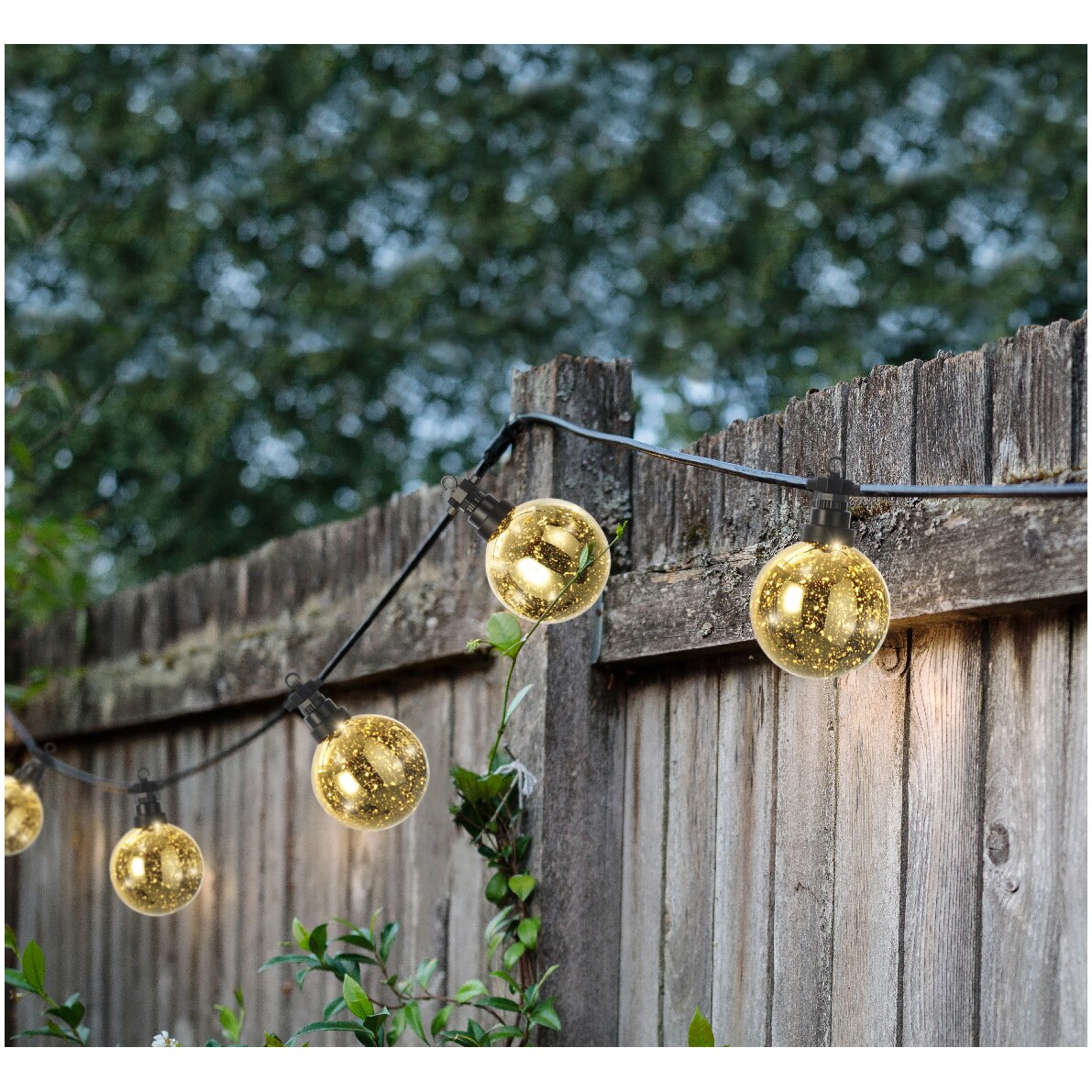 Lumini petrecere Lumineo, 10 LED-uri, 450 cm, lumina calda, exterior