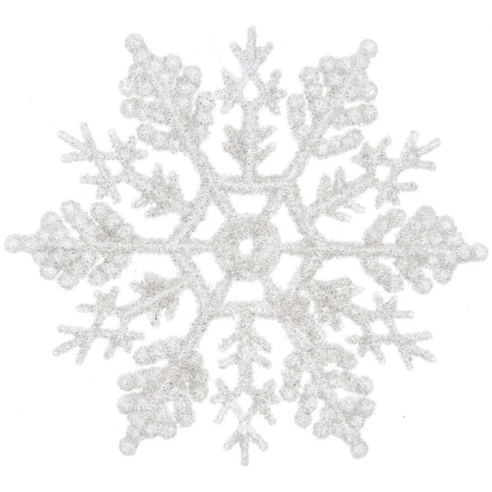 Stea decorativa Decoris, 10 cm, alb