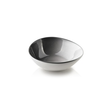 Bol din portelan AFFEK DESIGN OPHELIA, Alb/Gri, 0.26 l Bol din portelan AFFEK DESIGN OPHELIA, Alb/Gri, 0.26 l