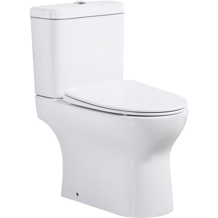 Set Vas WC Compact cu rezervor si Capac Duroplast cu Soft-Close, Belbagno, Alb, 7 l